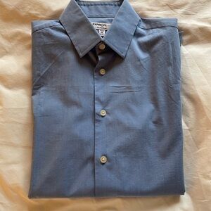 Express Blue Dress Shirt - Extra Slim